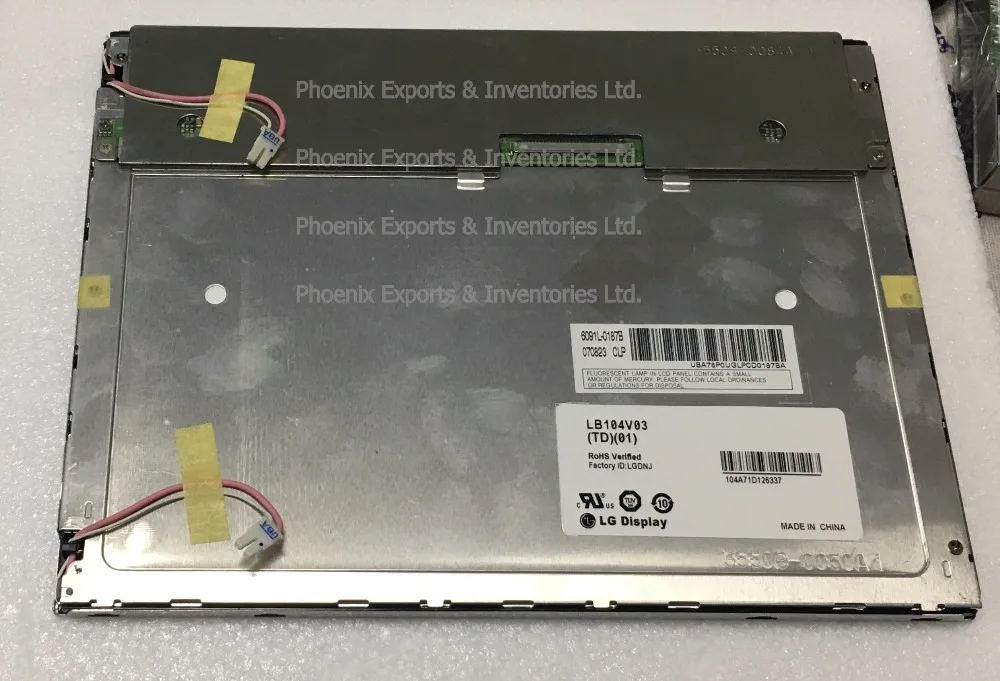 Оригинальный ЖК дисплей LB104V03(TD)(01) 10 4 дюйма фотопанель LB104V03 TD01|display panel|display panel