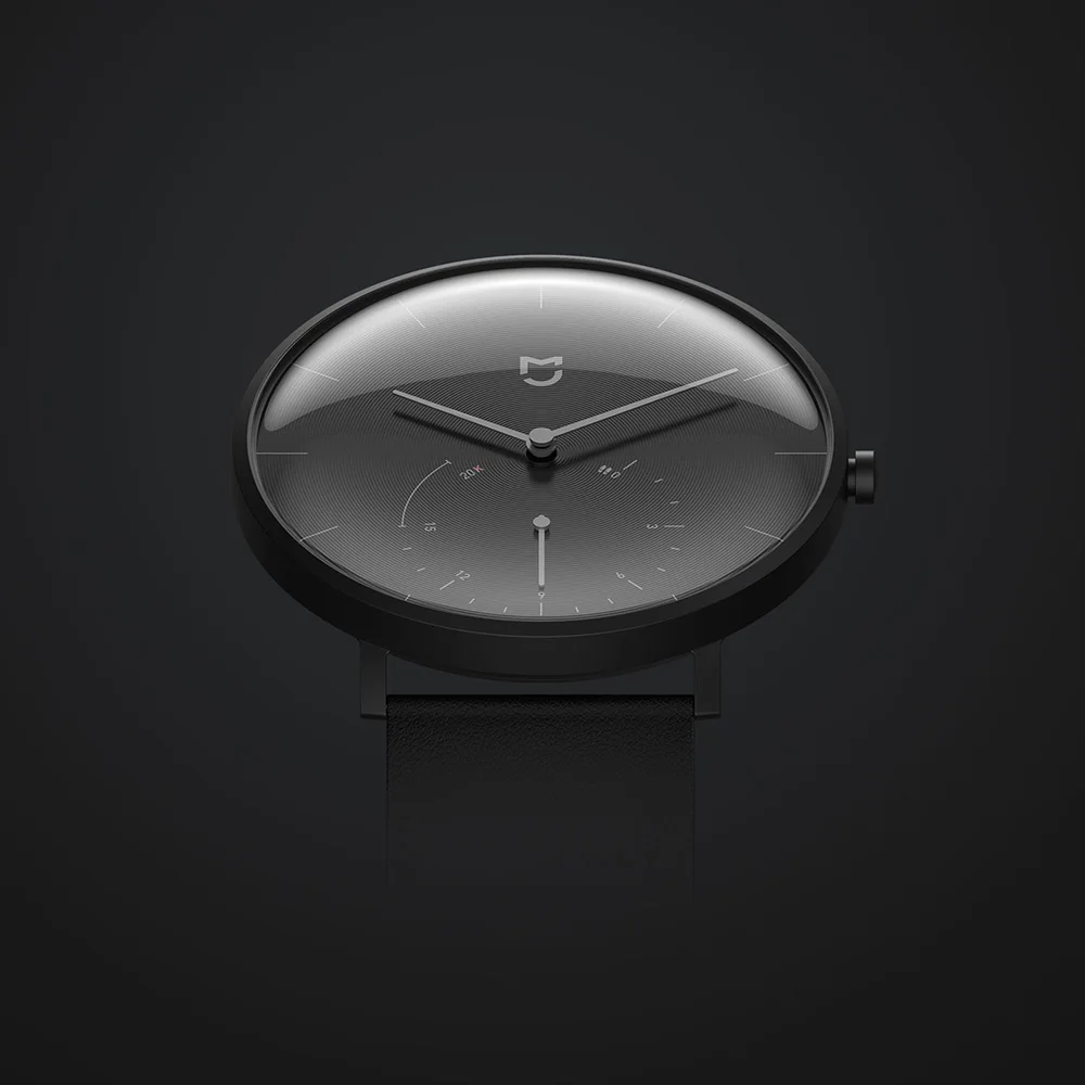 Оригинальные кварцевые часы Xiaomi Mijia водонепроницаемый двойной циферблат с