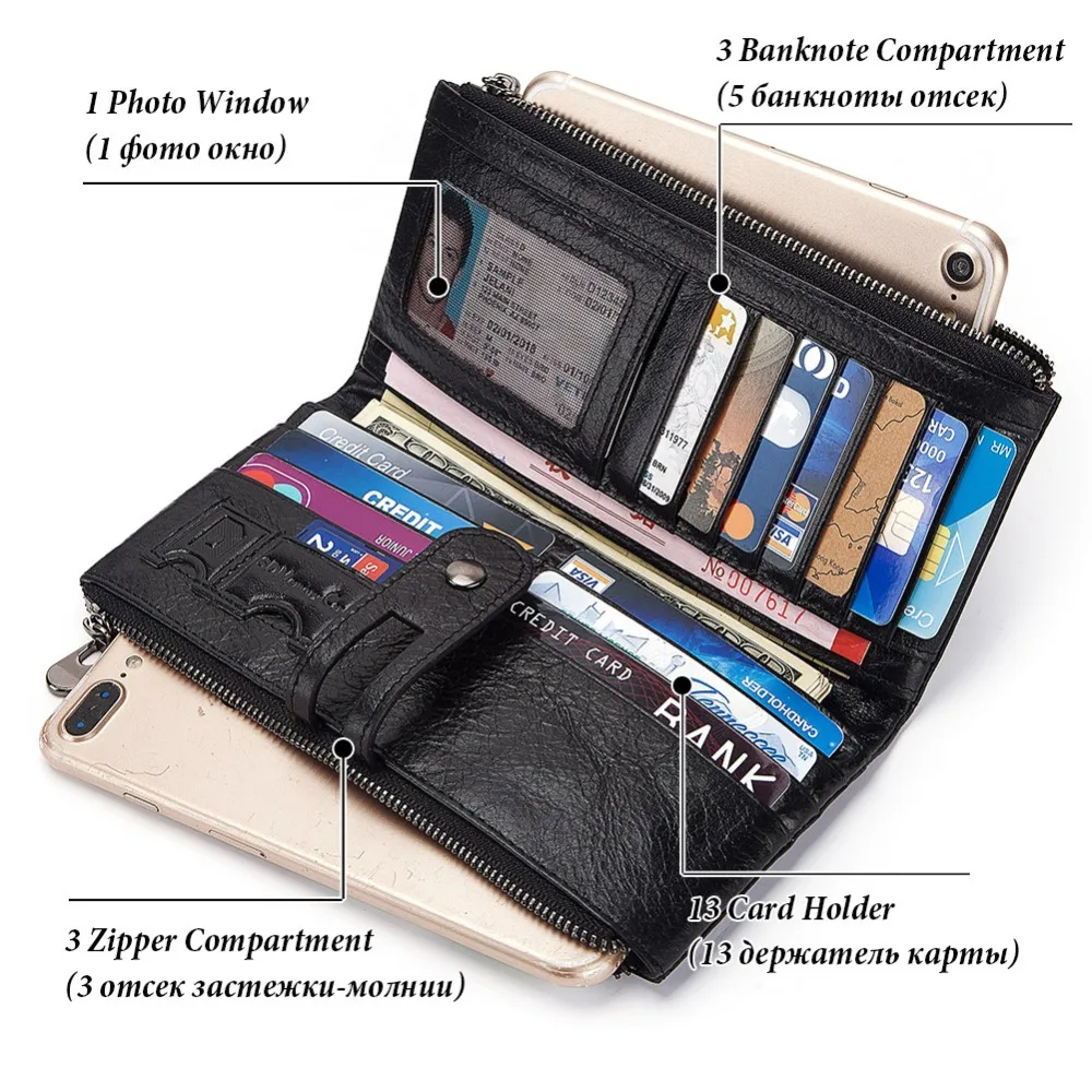 Кошелек KAVIS мужской с бесплатной гравировкой | Багаж и сумки