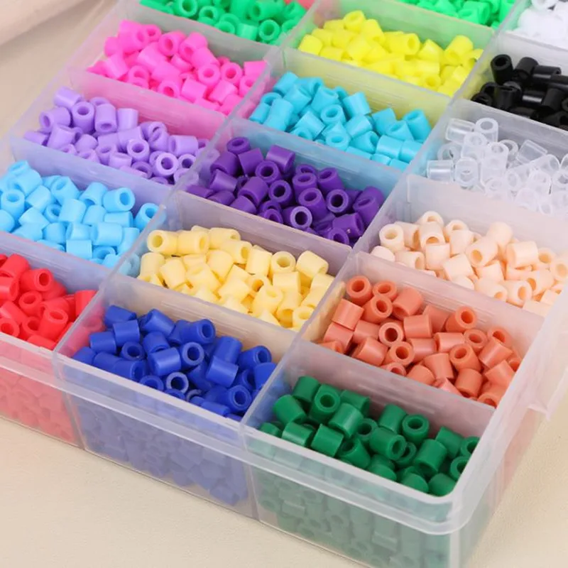 Пазлы для взрослых Perler Бусы Hama 5 мм Еда класса EVA Логические творческие DIY 4800 штук 24
