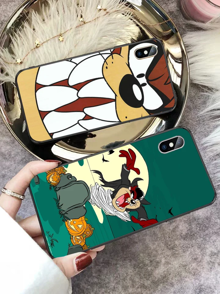 Силиконовый чехол Looney Tunes с дьяволом Тасмания для iPhone 5 5S 6 6S Plus 7 8 11 Pro X XS Max XR |
