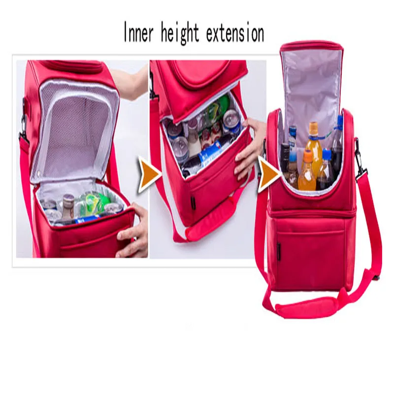 Водонепроницаемый изоляционный пакет PLAYKING большая толстая 2-слойная Термосумка