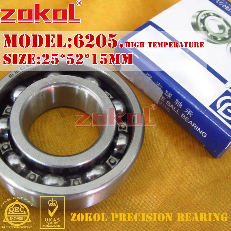 ZOKOL 6205RS подшипник 6205 2RS RS Z3V3 6205ZZ S6205ZZ глубокий шаровой подшипник 25*52*15 мм