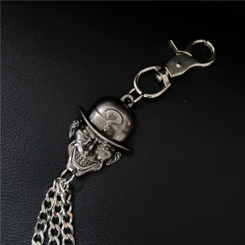 Цепь мужская металлическая в стиле панк и хип-хоп аксессуар на талию для брюк