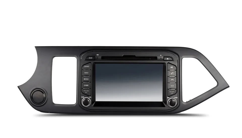 1024*600 4G Ram Android 9,0 Fit KIA PICANTO MORNING 2011 2012 2013 автомобильный dvd-плеер навигация gps 4G MP3 2 DiN радио