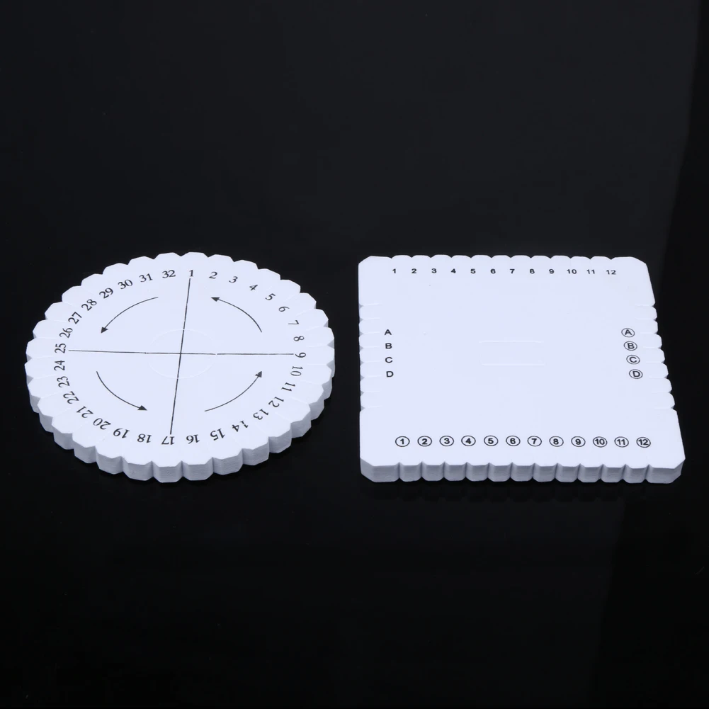 2 шт. круглая квадратная Эва (этиленвинилацетат) Кумихимо диск Плетенный Макраме