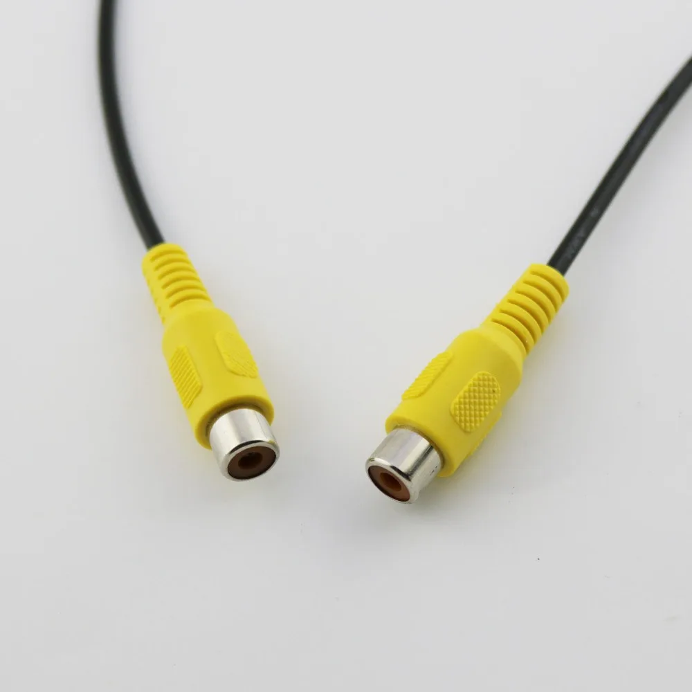 10x RCA Phono Female to Jack Аудио Видео адаптер Коннектор Удлинительный кабель черный 60