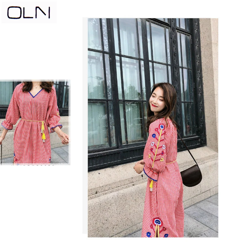 2019 весеннее Новое высококачественное обычное супер тяжелое Ретро клетчатое