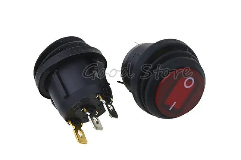 Водонепроницаемый переключатель On Off KCD1 2 3Pin 220V 1 шт.|Выключатели| |