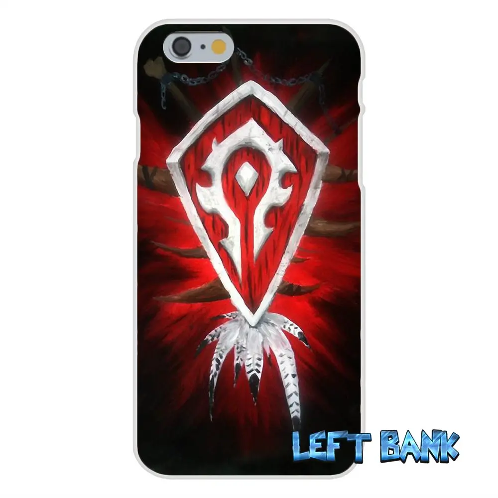 WOW World Of Warcraft Орда Логотип кремния мягкий чехол для телефона Samsung Galaxy S3 S4 S5 Mini S6 S7 Edge