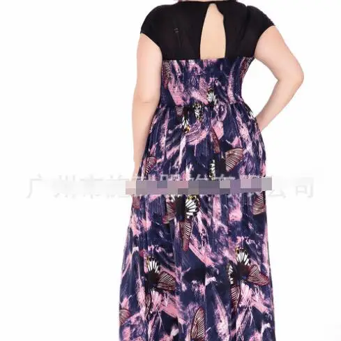 Vestido de festa 2019 цветочный принт Сплит Сторона без рукавов трикотажное платье плюс