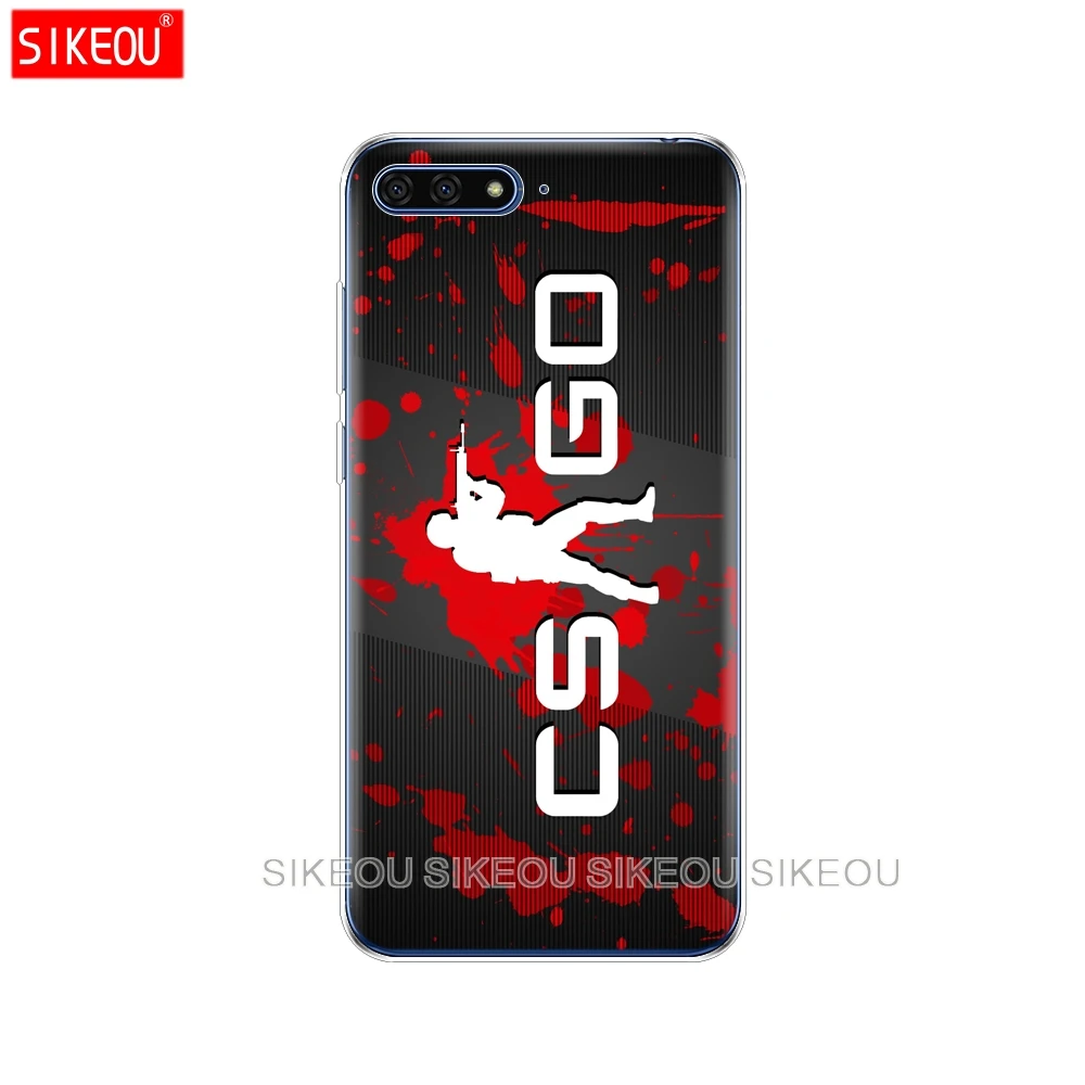 Силиконовый чехол для телефона huawei Honor 7A PRO 7C Y5 Y6 Y7 Y9 Prime Counter Strike cs go - Цвет: 32691