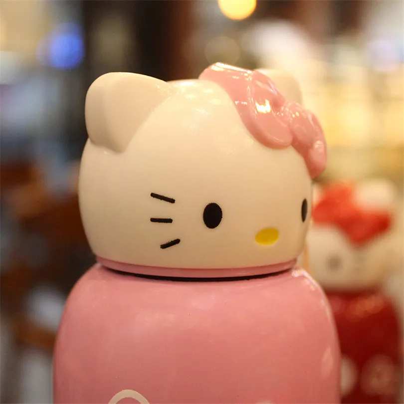 Милый котенок мультфильм термос чашка Kawaii японский Животные термосы