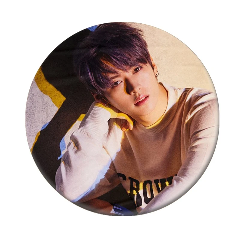 Детский круглый значок Kpop для сумок шапок одежды булавок на грудь брошь 2019|Броши|