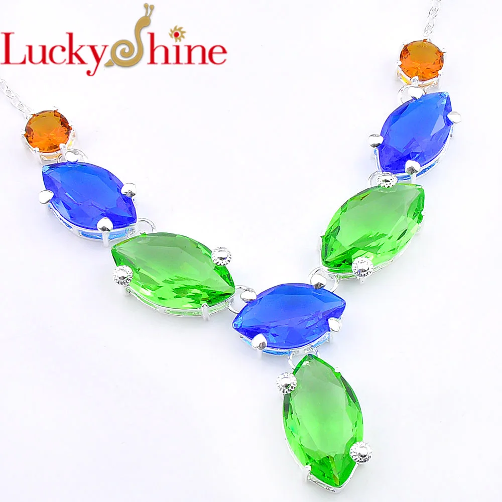 Luckhshine Мода горячая распродажа уникальные женские украшения лошадь глаз синий
