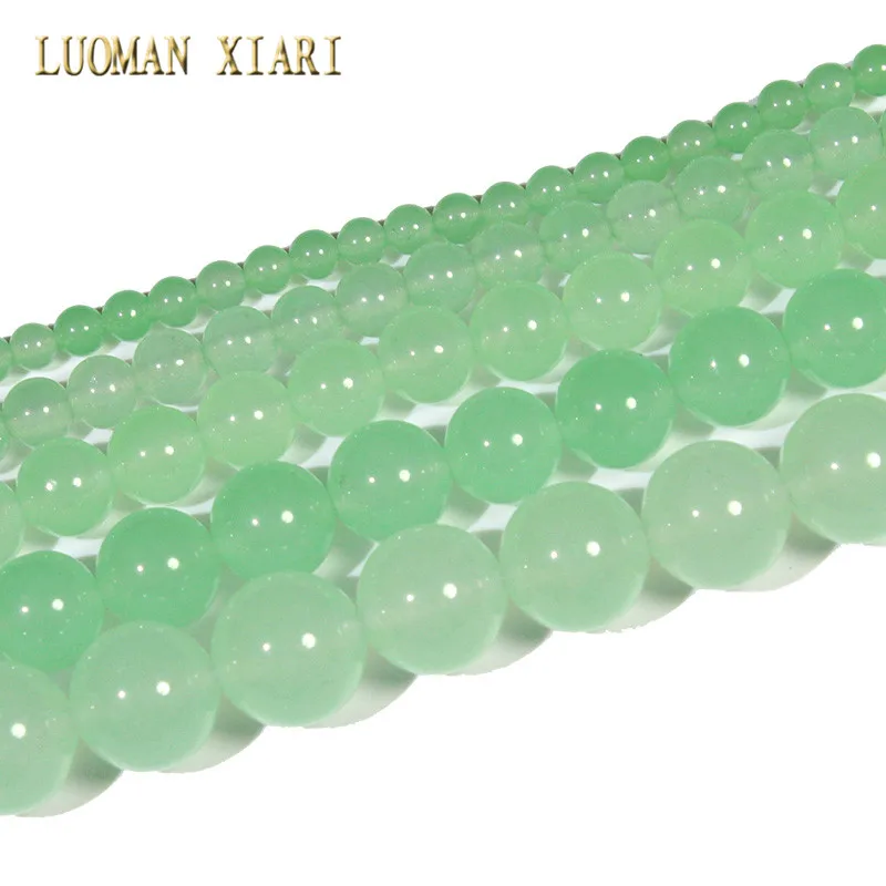Заводская цена светло зеленый белый камень окрашенные Круглые камни бриллианты