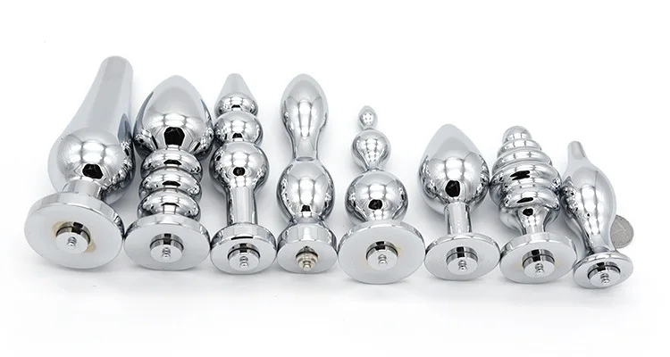 Анальные игрушки аксессуары с электрическим током сплав анус Пробка простаты