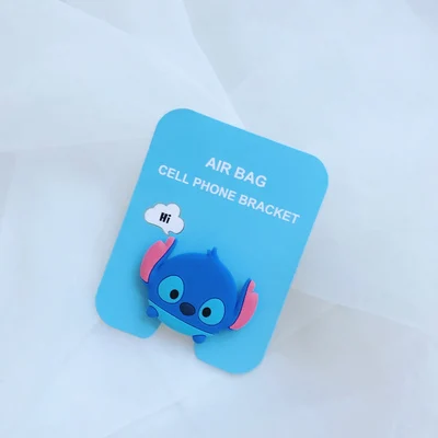 Stitch Универсальная розетка, подставка для телефона, кронштейн, расширяющаяся подставка, растягивающаяся ручка, держатель для телефона, милая мультяшная подставка для iphone 6s 7 8 X XS - Цвет: Stitch