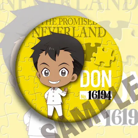 Акриловая брошь с изображением обещанного неверлэна Нормана 58 мм