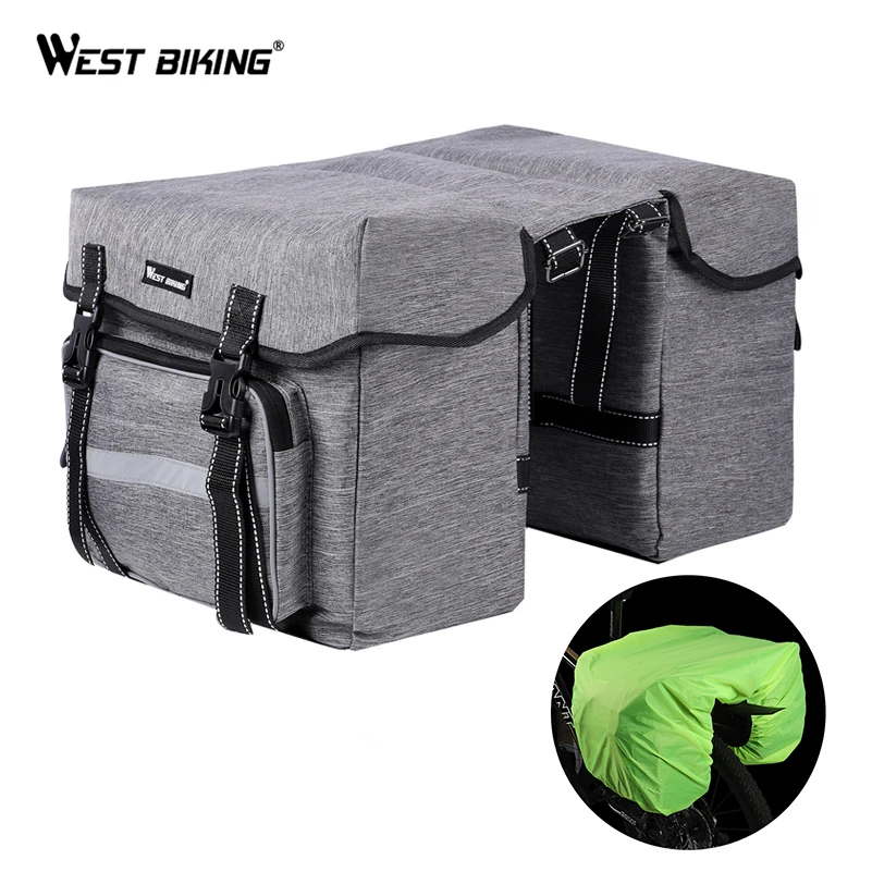 WEST BIKING 25L вместительная сумка для заднего сиденья велосипеда дождевик чехол