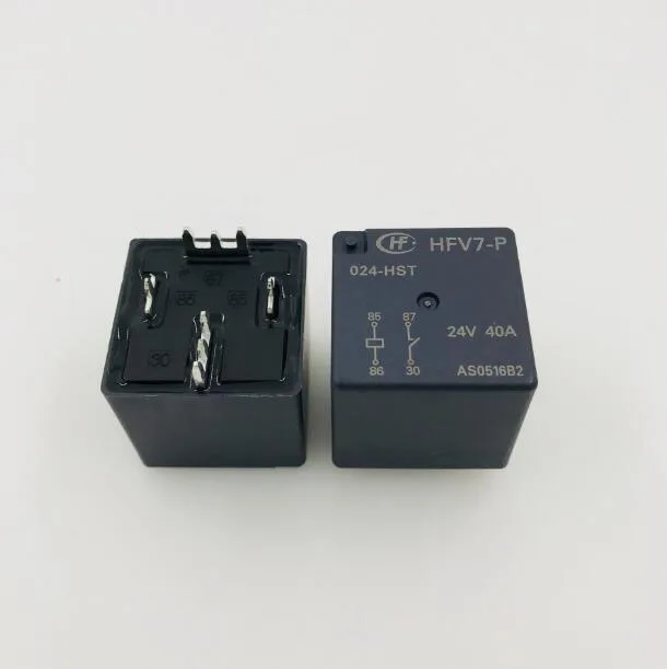 

ГОРЯЧАЯ НОВОЕ автомобильное реле 24 В HFV7-P-024-HST HFV7-P 024-HST HFV7P024HST 24 В постоянного тока 24 В 24 В 40 А 24 В постоянного тока 4 контакта