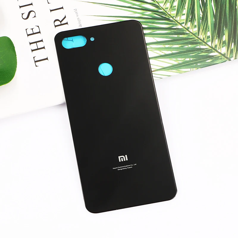 Официальная Задняя крышка батареи для Xiaomi mi 8 Lite(Youth) чехол из закаленного стекла для телефона mi 8 Lite Корпус Запасные части