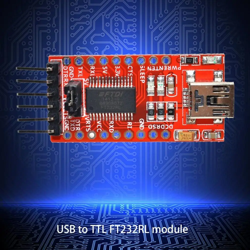 Usb к Ttl Поддержка 3 v 5 Ft232rl модуль скачать кабель мини Интерфейс изысканно