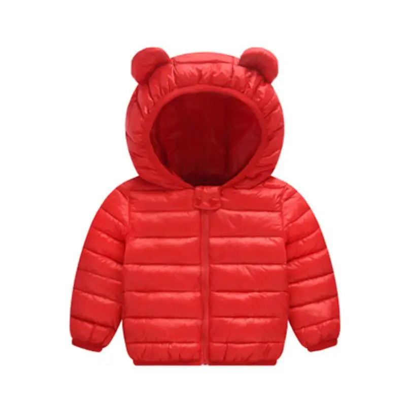 2019 для маленьких мальчиков и девочек куртка парка светильник детей с капюшоном