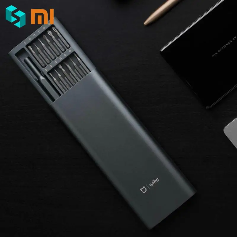Xiaomi Mijia инструменты Wiha 24 в 1 прецизионный Набор отверток 60HRC магнитные биты Xiaomi Домашний набор ремонтные инструменты Xiomi Xaomi