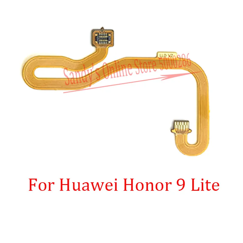 Сканер датчика отпечатков пальцев ID сенсорный гибкий кабель для Huawei Honor 9 Lite