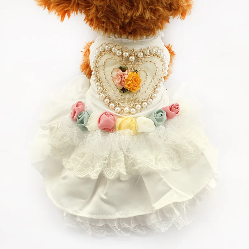 Любовь платье пачка украшенное жемчугом кружевные платья принцессы на свадьбу