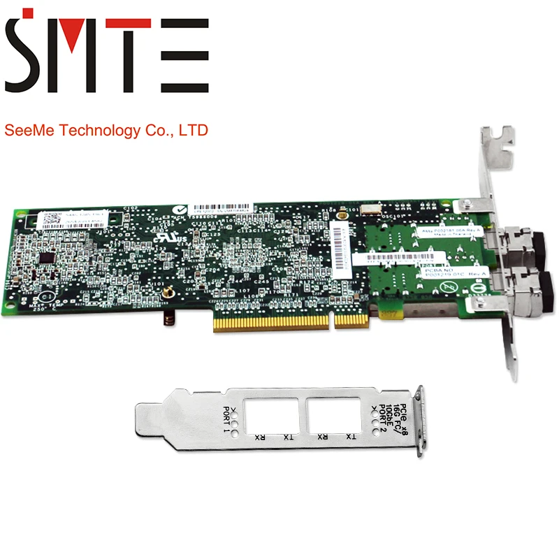LPE12002 8G двойной PCI-E порт HBA сетевой адаптер карта | Мобильные телефоны и аксессуары