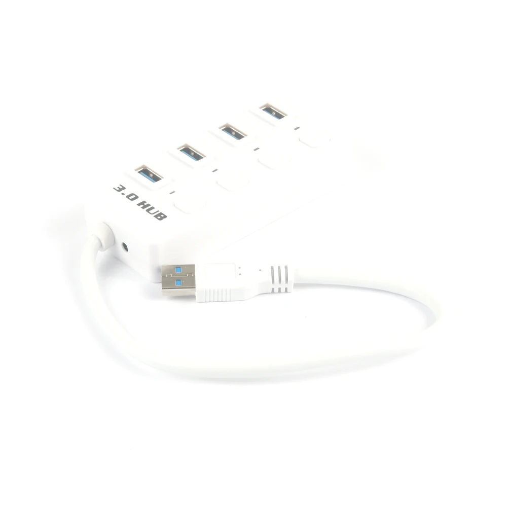 4-портовый концентратор USB 3 0 с индивидуальным контроллером выключателей питания