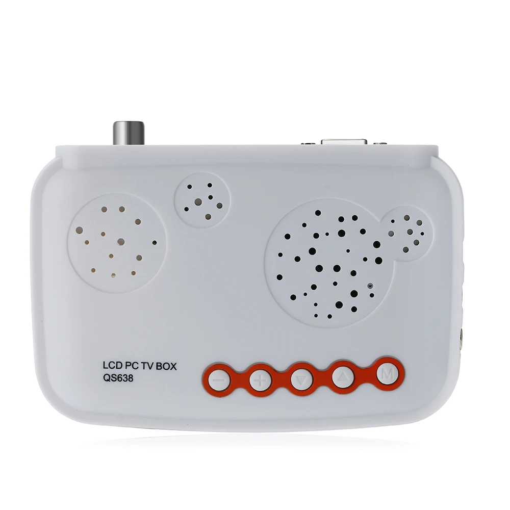 Переносной цифровой ТВ программа приемник HDTV ЖК-дисплей коробка HD аналоговый