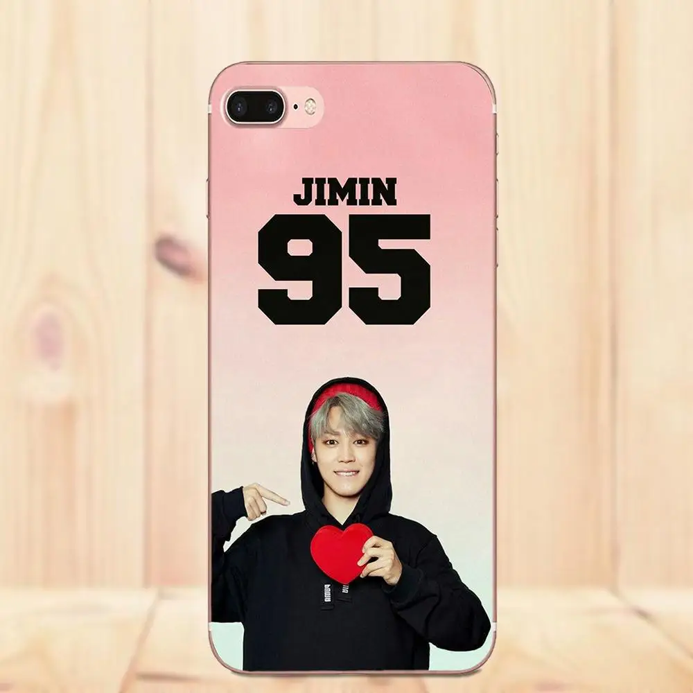 Maerknon Park Jimin для Apple iPhone 4 4S 5 5C 5S SE 6 6S 7 8 Plus X Мягкий ТПУ чехол Аксессуары
