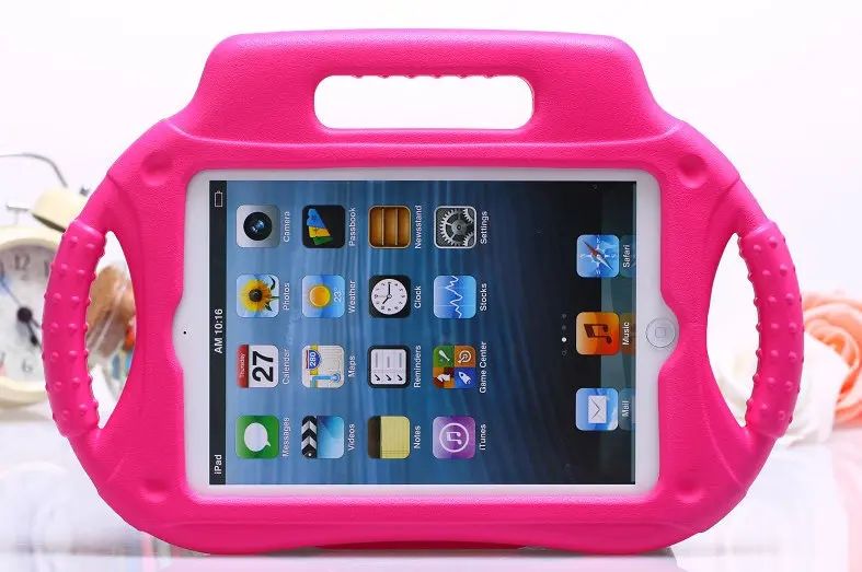 2015 Kids Proof Thick Foam EVA radio style Cover Case Stand Handle for iPad mini 1 2 3 case hot sale freeshhip|handles garden tools|stand lcdhandle