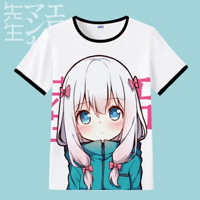03 Эроманга сенсей Sagiri футболка Izumi Косплэй костюм Масамунэ Izumi аниме Для мужчин футболка женская одежда футболки для девочек - Цвет: 03