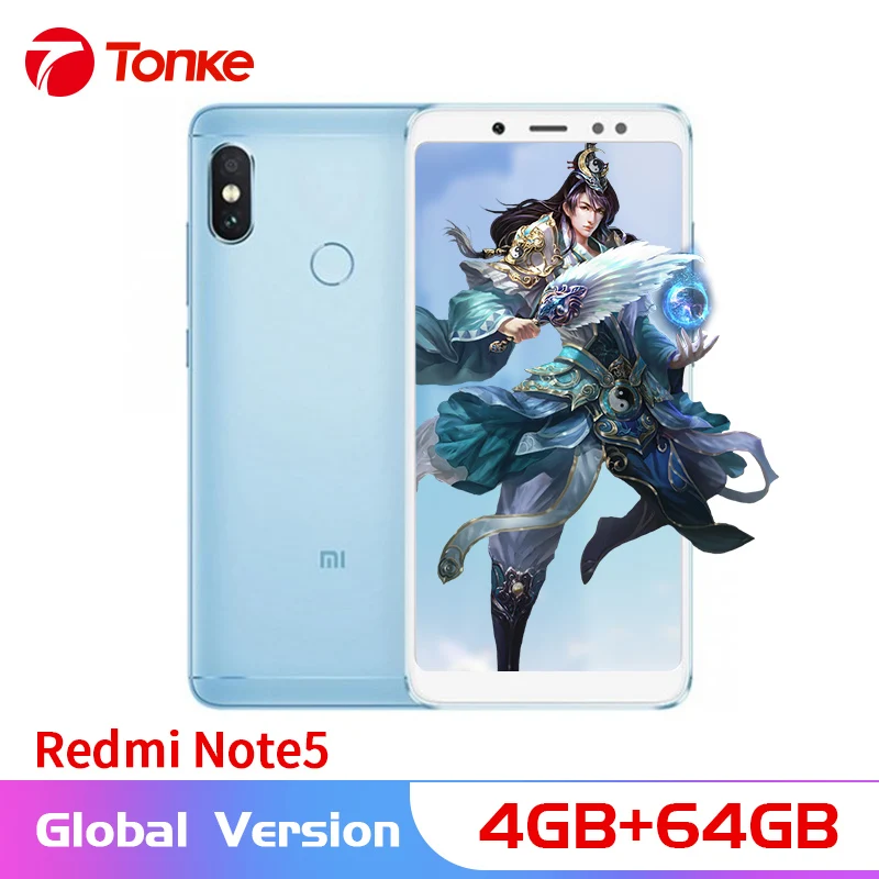 Глобальная версия Xiaomi Redmi Note 5 мобильный телефон 4 Гб 64 Восьмиядерный процессор