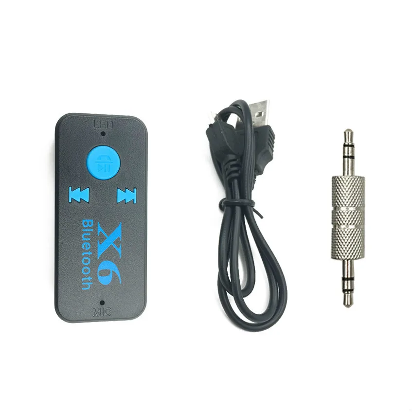 Беспроводной автомобильный USB Bluetooth Aux адаптер приемник аудио комплект громкой