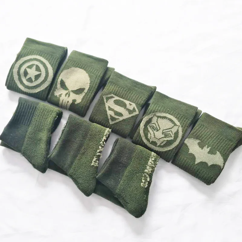 Герой комиксов Marvel General носки мультфильм Супермен Капитан Америка полотенце