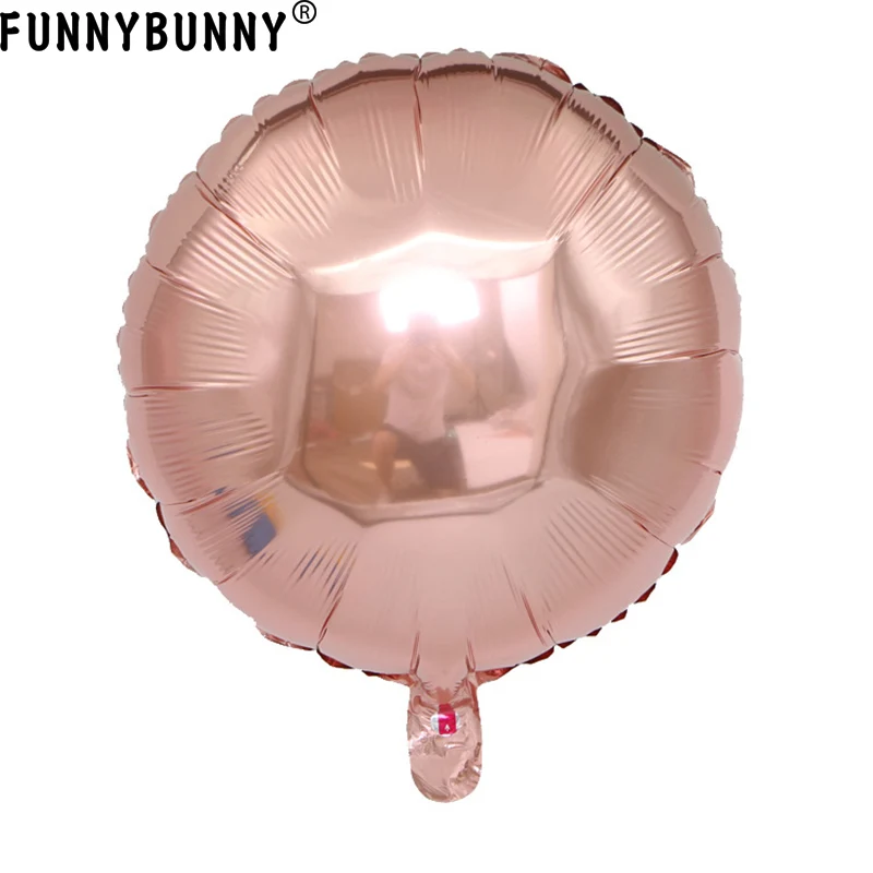 FUNNYBUNNY 18 дюймов любовь розовое золото Розовое Золото Алюминиевая Пленка