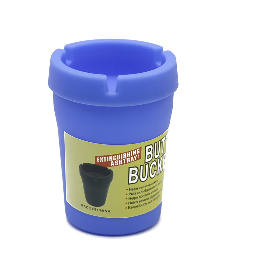 Y012 blue 1 шт. новая огнетушащая пепельница Butt Bucket сигаретные трубы инструменты со светящимися удаляющими запахи аксессуары для курения пепельница - Цвет: Y012 blue