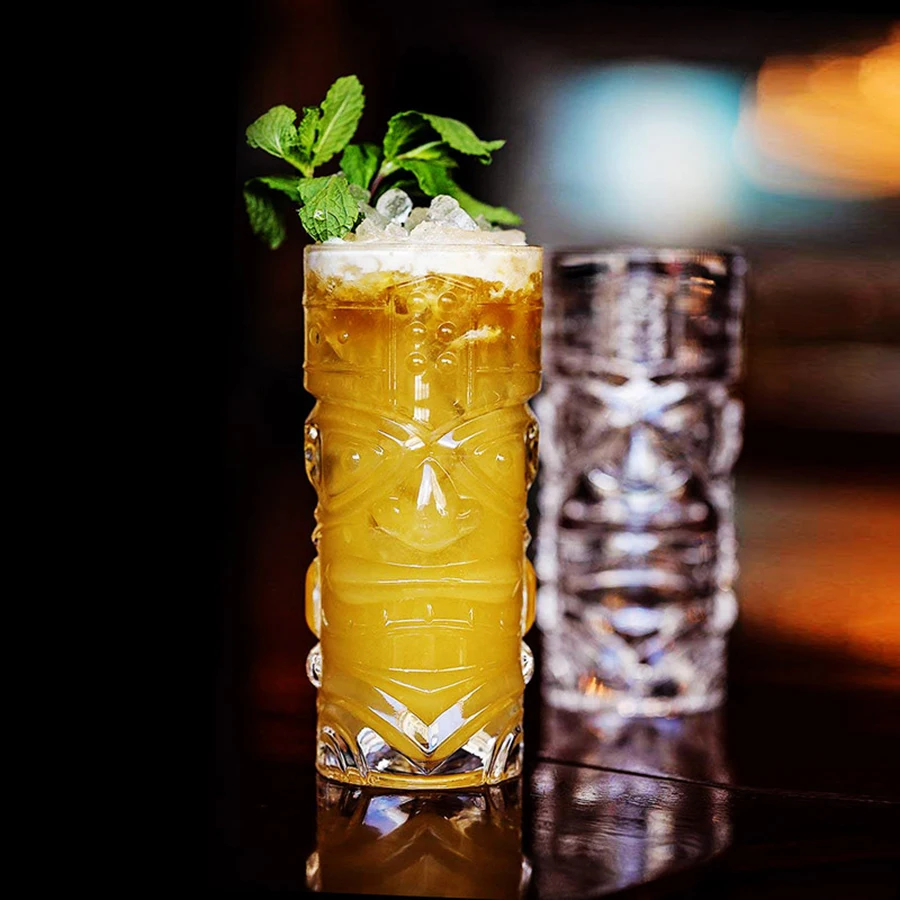 Кружки и кружки для пива Tiki Bar Decoration креативный подарок кофейные с двойными