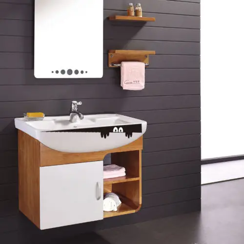 Симпатичная наклейка на унитаз s забавная в виде монстра сиденье унитаза стену