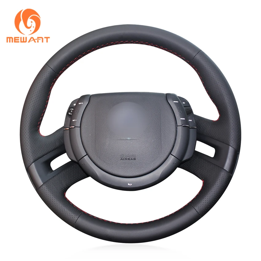 MEWANT черная искусственная кожа для Citroen C4 Picasso 2007 2013|car steering wheel cover|steering coverwheel cover |