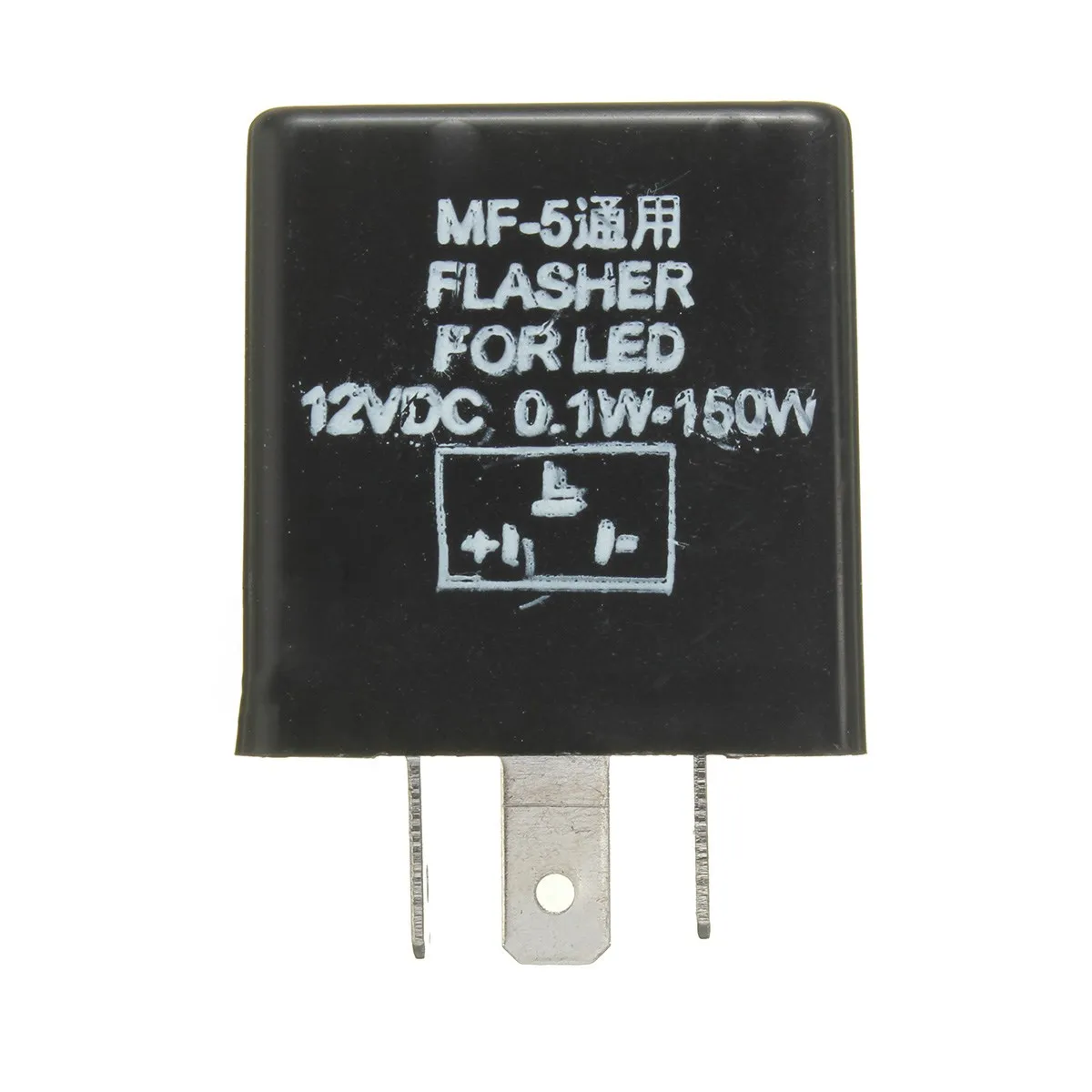 Черный Универсальный MF 5 12V 0 1 150w Автомобильный Мотоцикл 3 Pin Светодиодный