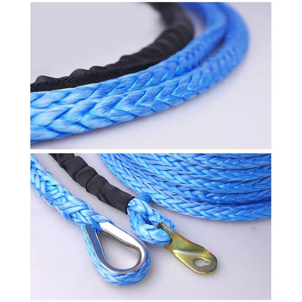 Синяя 14 мм x 30 метров синтетическая лебедка/лебедка|rope clothes line|rope exerciserope lever |