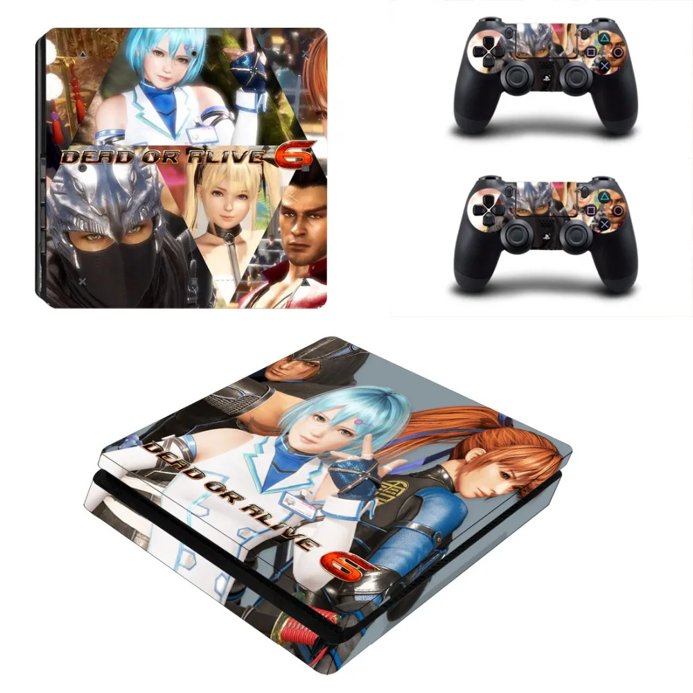 Dead or Alive 6 PS4 тонкая кожа Наклейка s винил для Play station 4 Slim DualShock контроллер и консоль