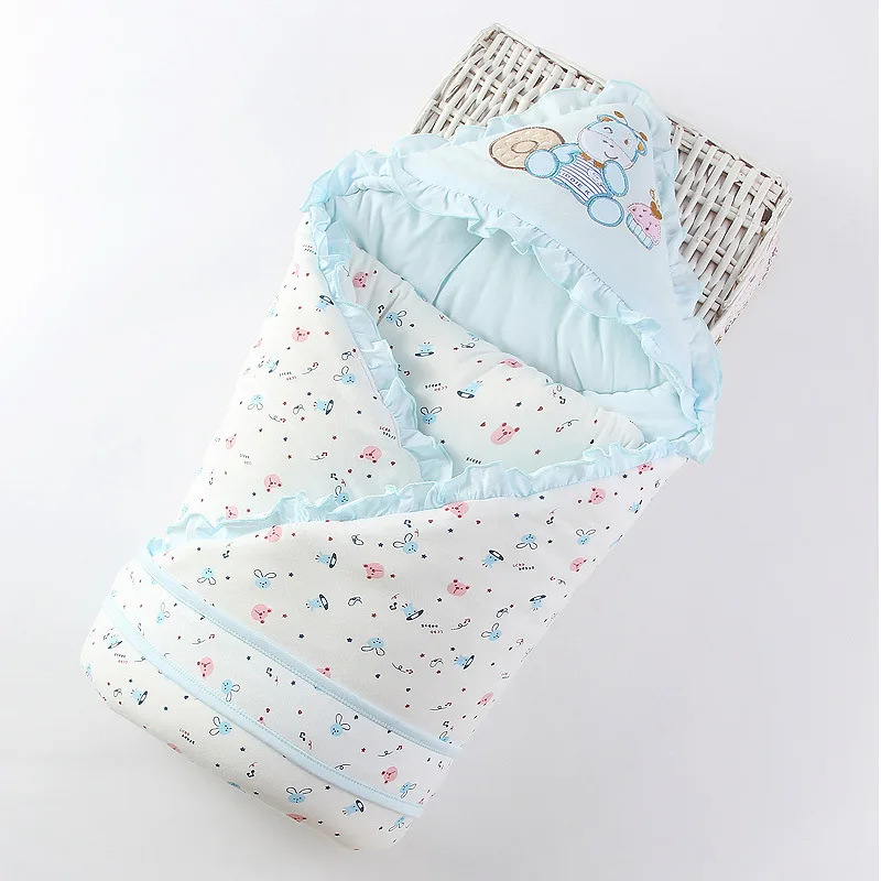 baby sleeping bag A Милый мягкий хлопковый спальный мешок для новорожденных, спальный мешок, конверт для новорожденных, модная новинка для новорожденных мальчиков и девочек LL36 - Цвет: baby sleeping bag A