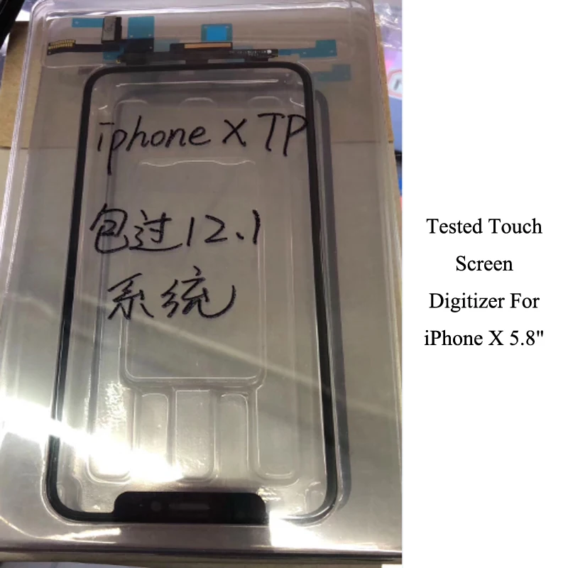 5 шт. оригинальный протестированный сенсорный экран дигитайзер для iPhone X 8 &quotжк